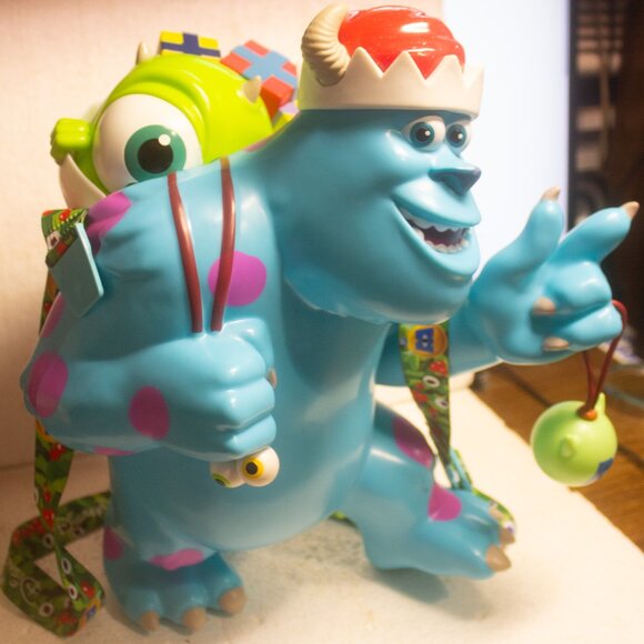 Disney Parks Santa Sulley and Mike Popcorn Bucket Pre-owned - Picture 2 of 9
